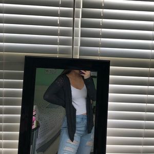 Dark gray cardigan/pullover